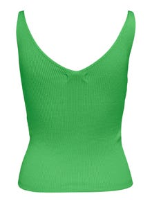 ONLY V-neck Top -Kelly Green - 15180497