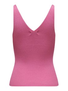 ONLY V-hals Mouwloze top -Ibis Rose - 15180497