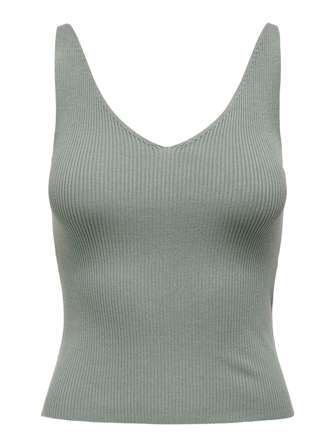 ONLY V-Neck Pullover -Chinois Green - 15180497