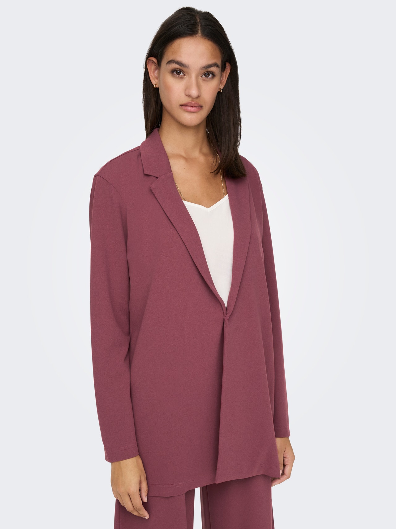 ONLY Blazers Regular Fit Col à revers -Crushed Berry - 15180572