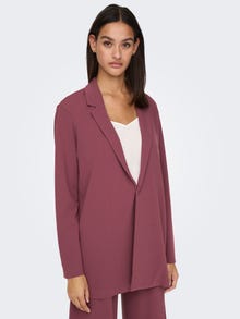 ONLY Regular Fit Reverse Blazer -Crushed Berry - 15180572