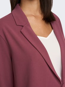 ONLY Regular Fit Reverse Blazer -Crushed Berry - 15180572