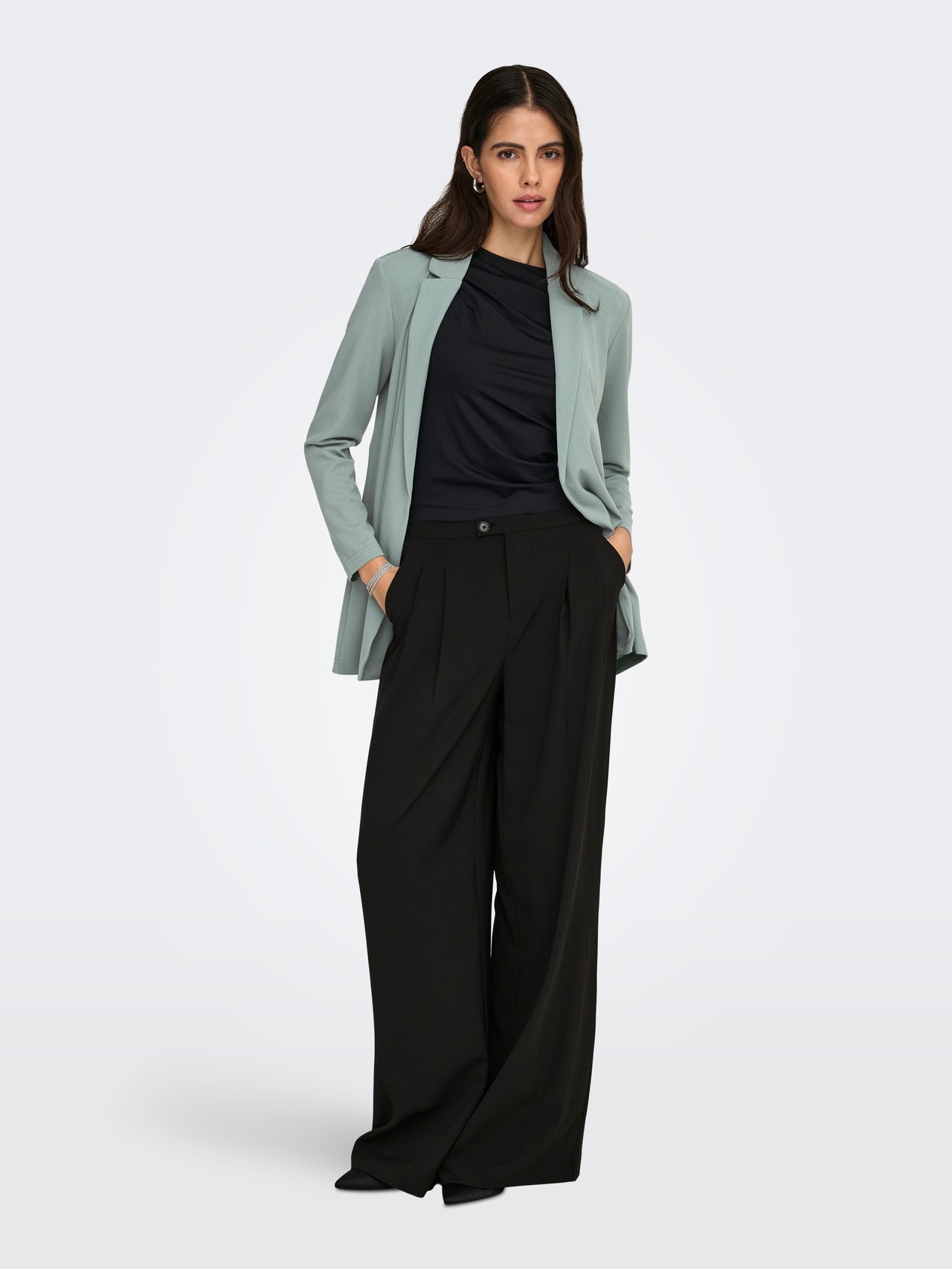 JDY Blazer Longues Manches Femme – Coupe Classique Confortable, Jdygeggo Casual Chic, Veste Légère Polyvalente