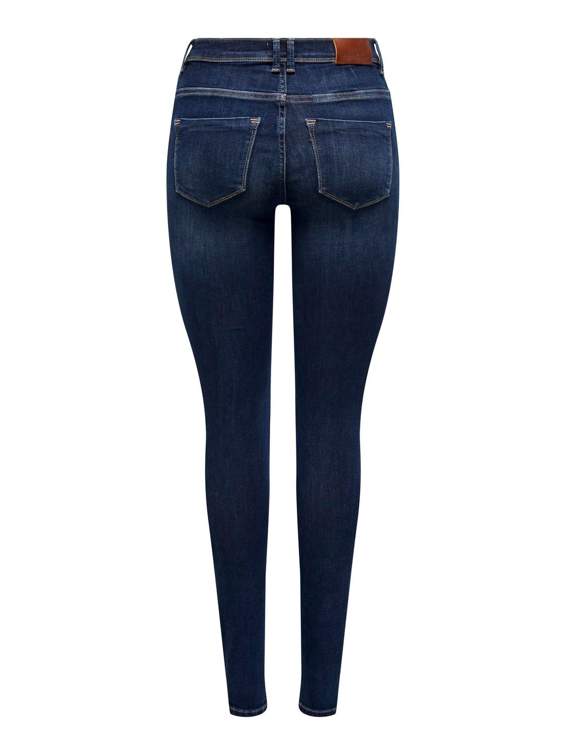 ONLY ONLShape reg Skinny fit-jeans -Dark Blue Denim - 15180740