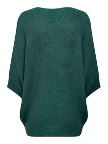 ONLY Fladdermusärmad Stickad tröja -North Atlantic - 15181237