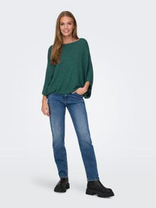 ONLY Knitted pullover with batsleeve -North Atlantic - 15181237