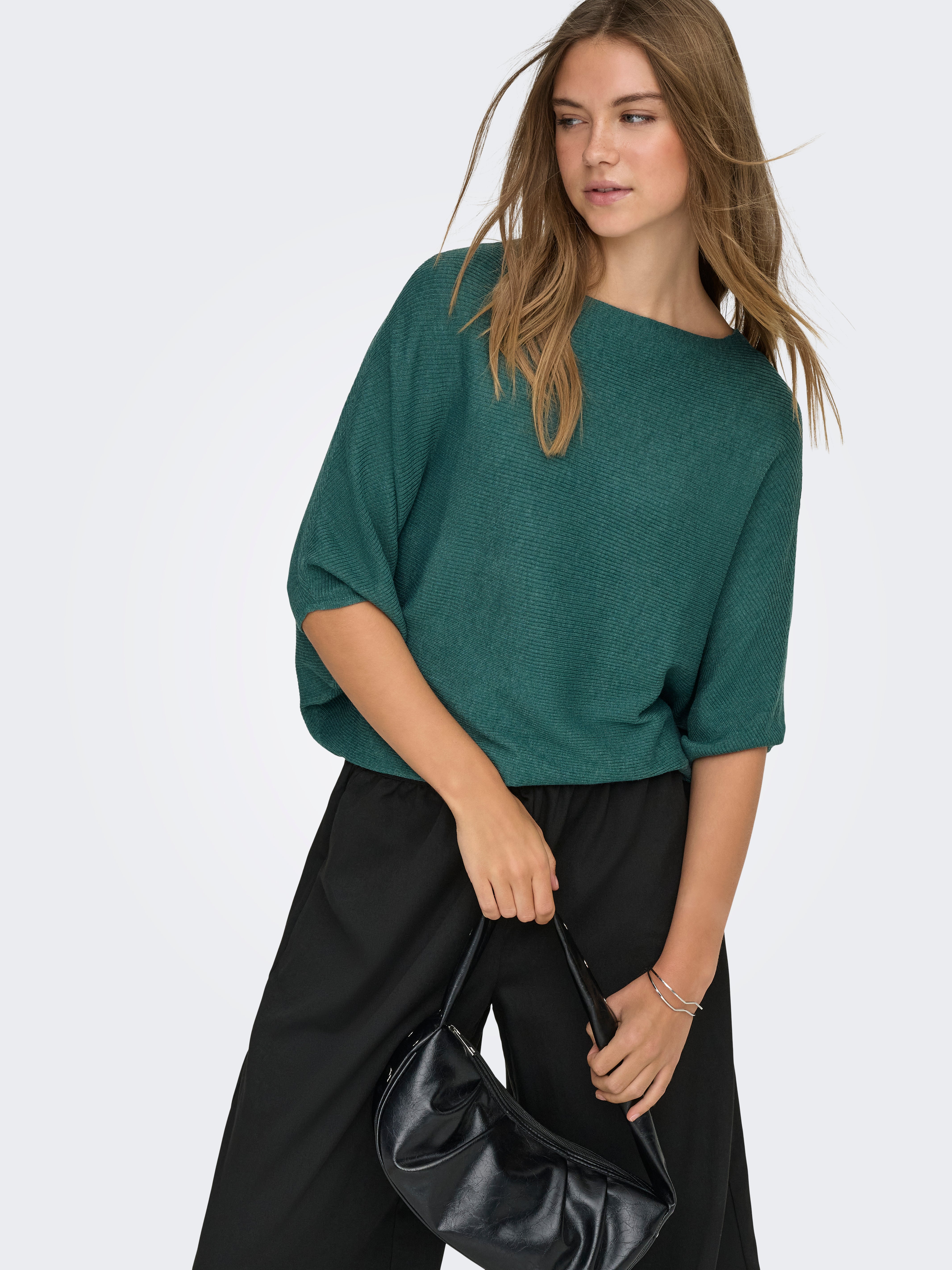 Pull-overs Col bateau | Dark Turquoise | ONLY®