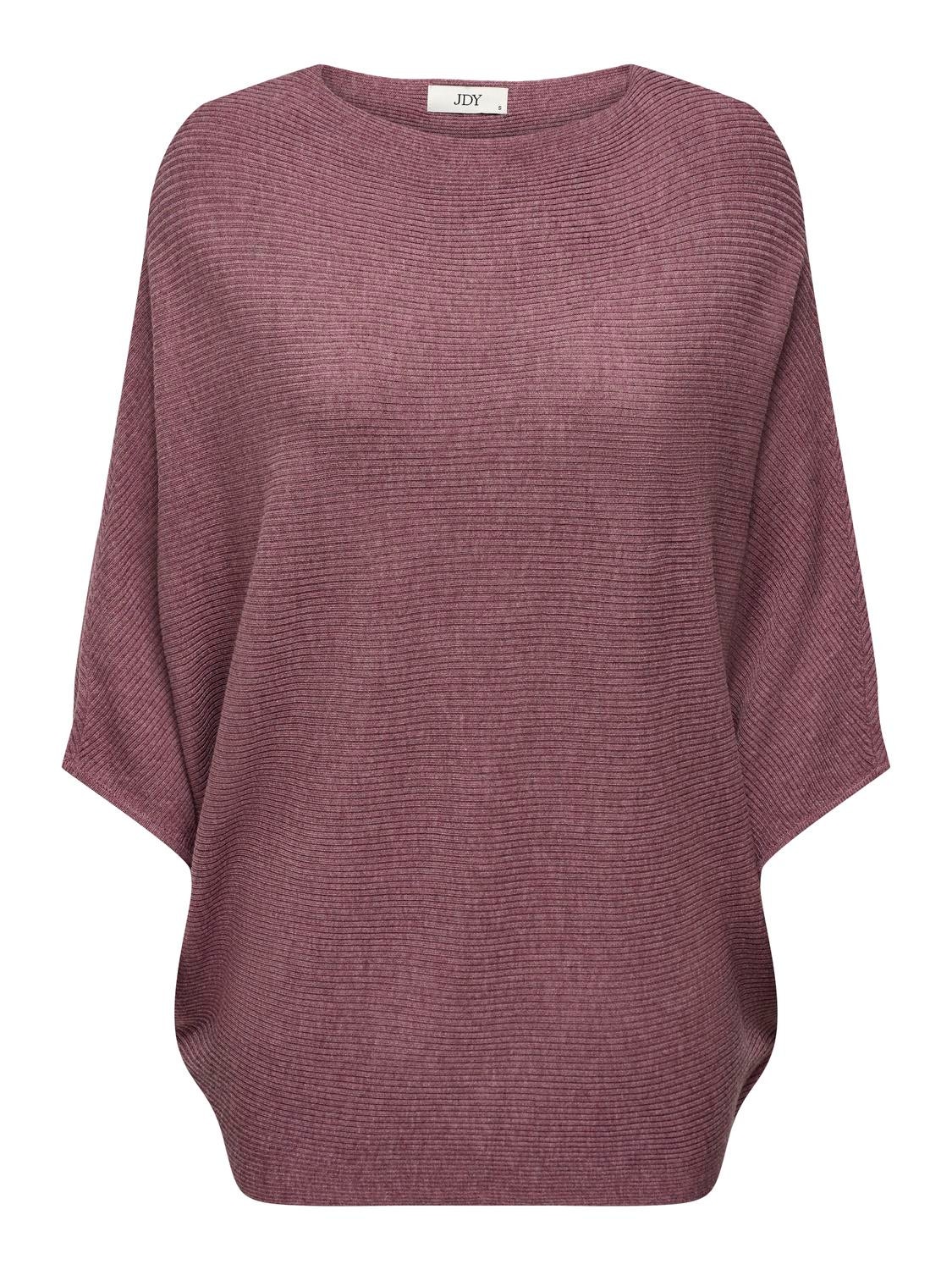 ONLY Pull-overs Col bateau Épaules tombantes -Wistful Mauve - 15181237
