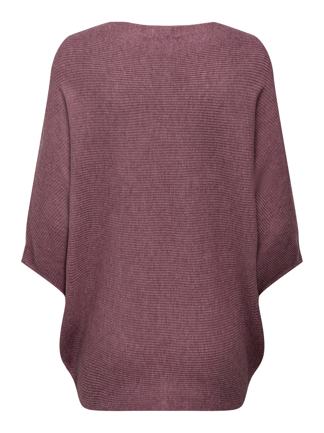 ONLY Knitted pullover with batsleeve -Wistful Mauve - 15181237
