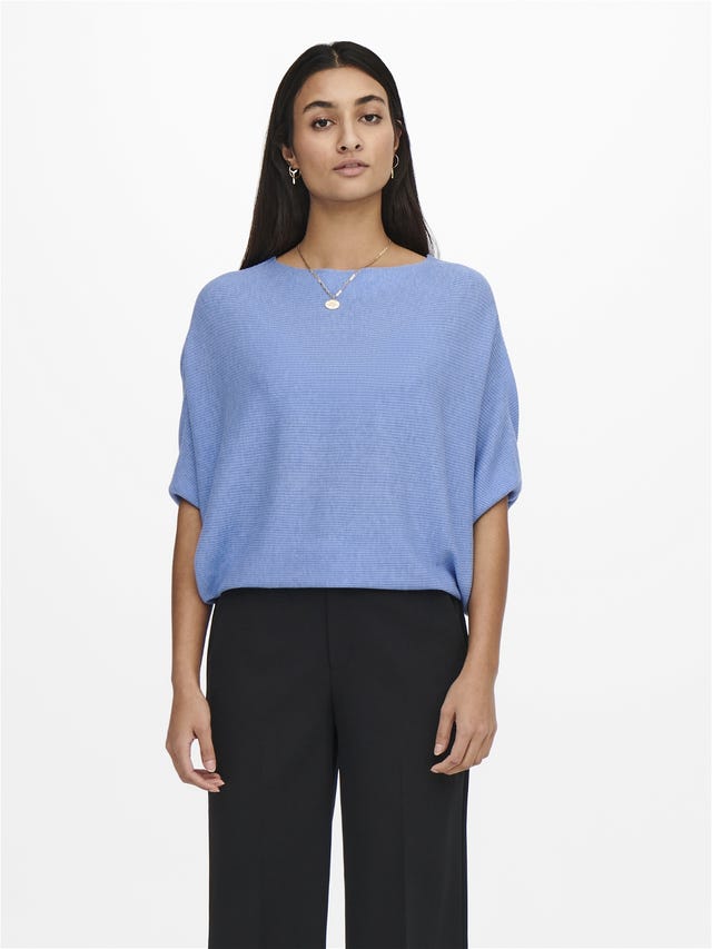ONLY Knitted pullover with batsleeve - 15181237