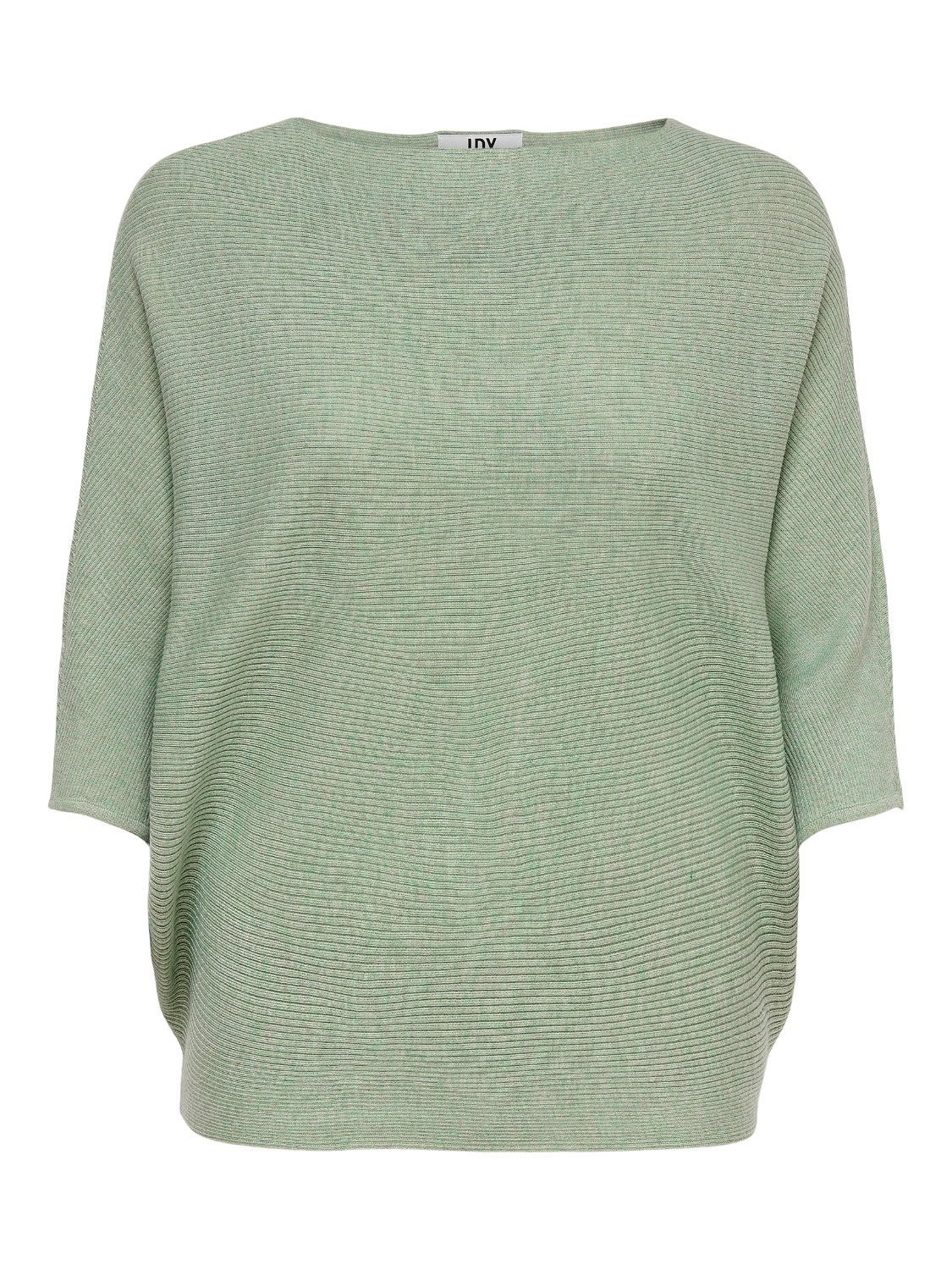 ONLY Boat neck Dropped shoulders Pullover -Basil - 15181237