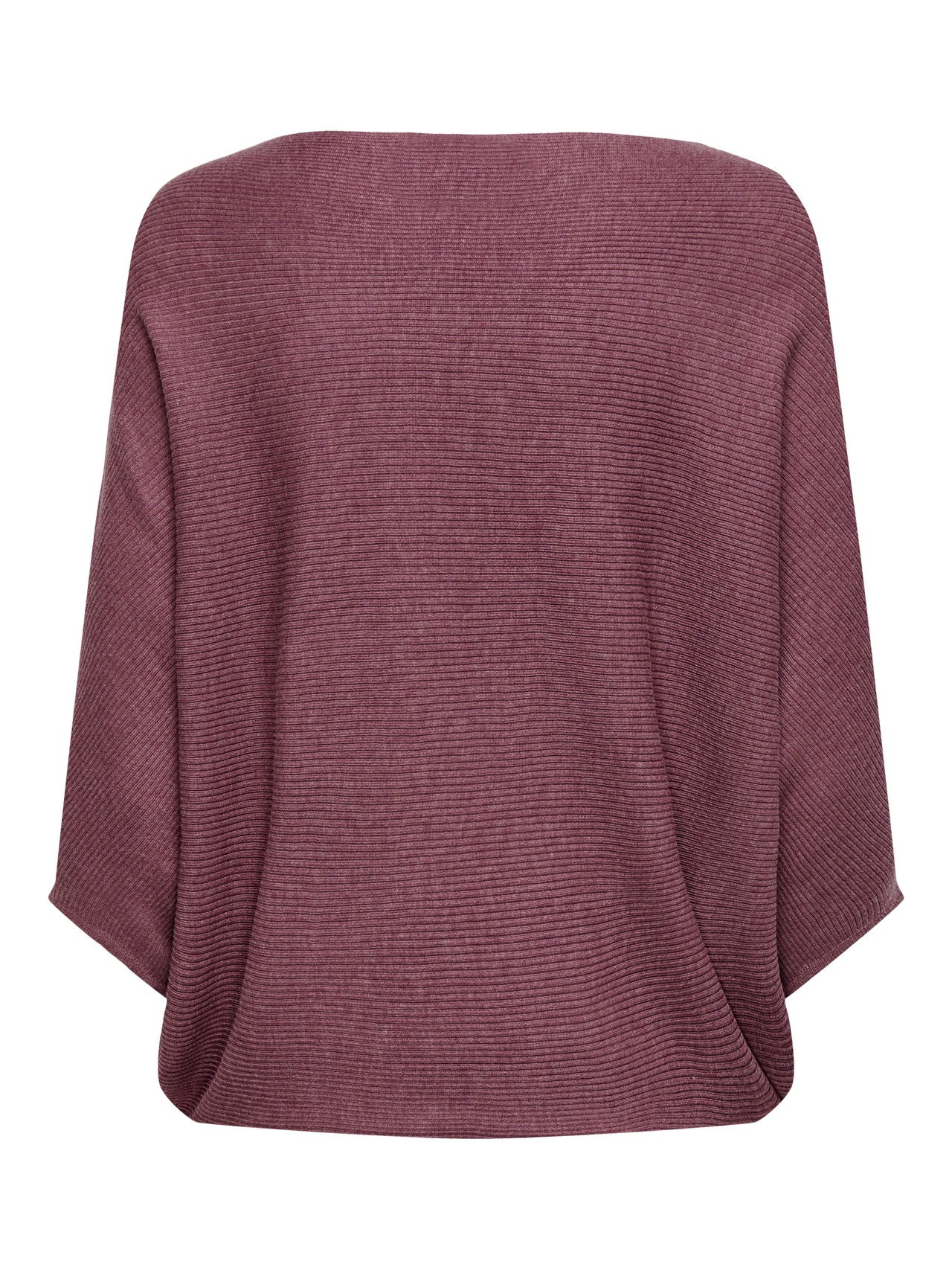 ONLY Knitted pullover with batsleeve -Crushed Berry - 15181237