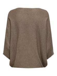 ONLY Knitted pullover with batsleeve -Sepia Tint - 15181237