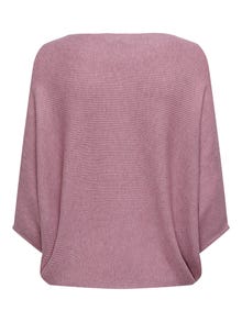 ONLY Boat neck Dropped shoulders Pullover -Lilas - 15181237