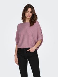 ONLY Knitted pullover with batsleeve -Lilas - 15181237