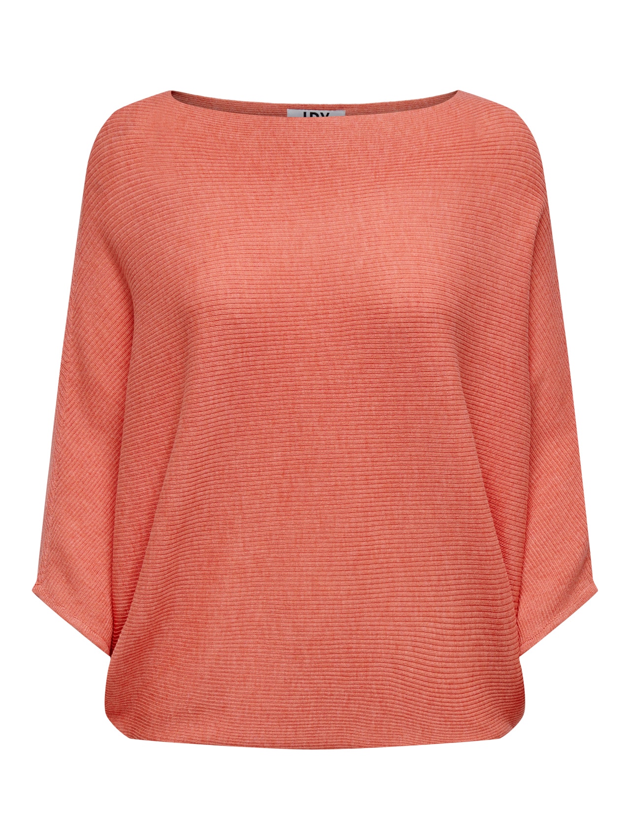 ONLY Knitted pullover with batsleeve -Sugar Coral - 15181237