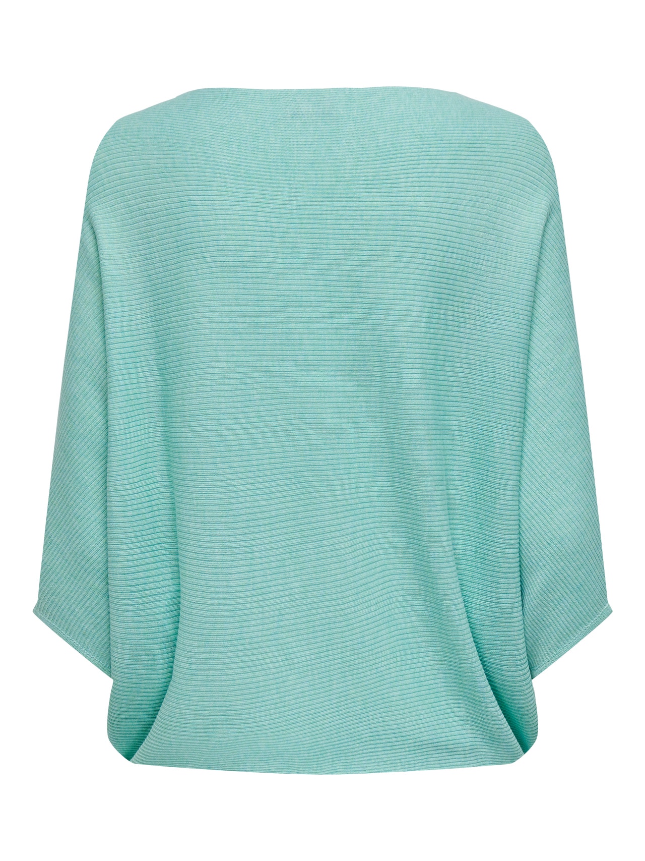 ONLY Knitted pullover with batsleeve -Aqua Sky - 15181237