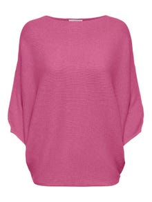 ONLY Knitted pullover with batsleeve -Ibis Rose - 15181237