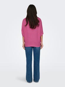 ONLY Fladdermusärmad Stickad tröja -Ibis Rose - 15181237