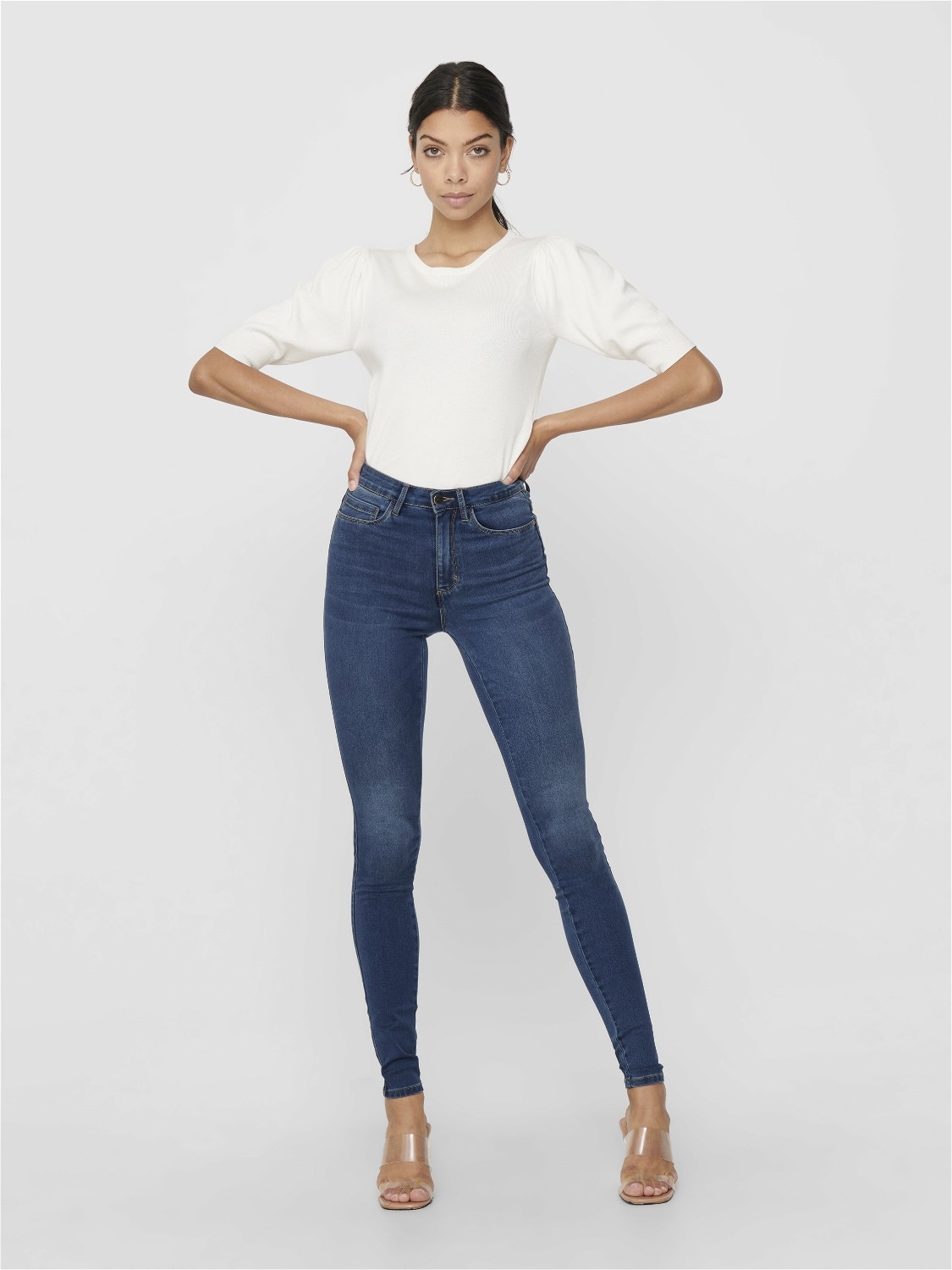 ONLY ONLRoyal hw Jeans skinny fit -Dark Blue Denim - 15181725