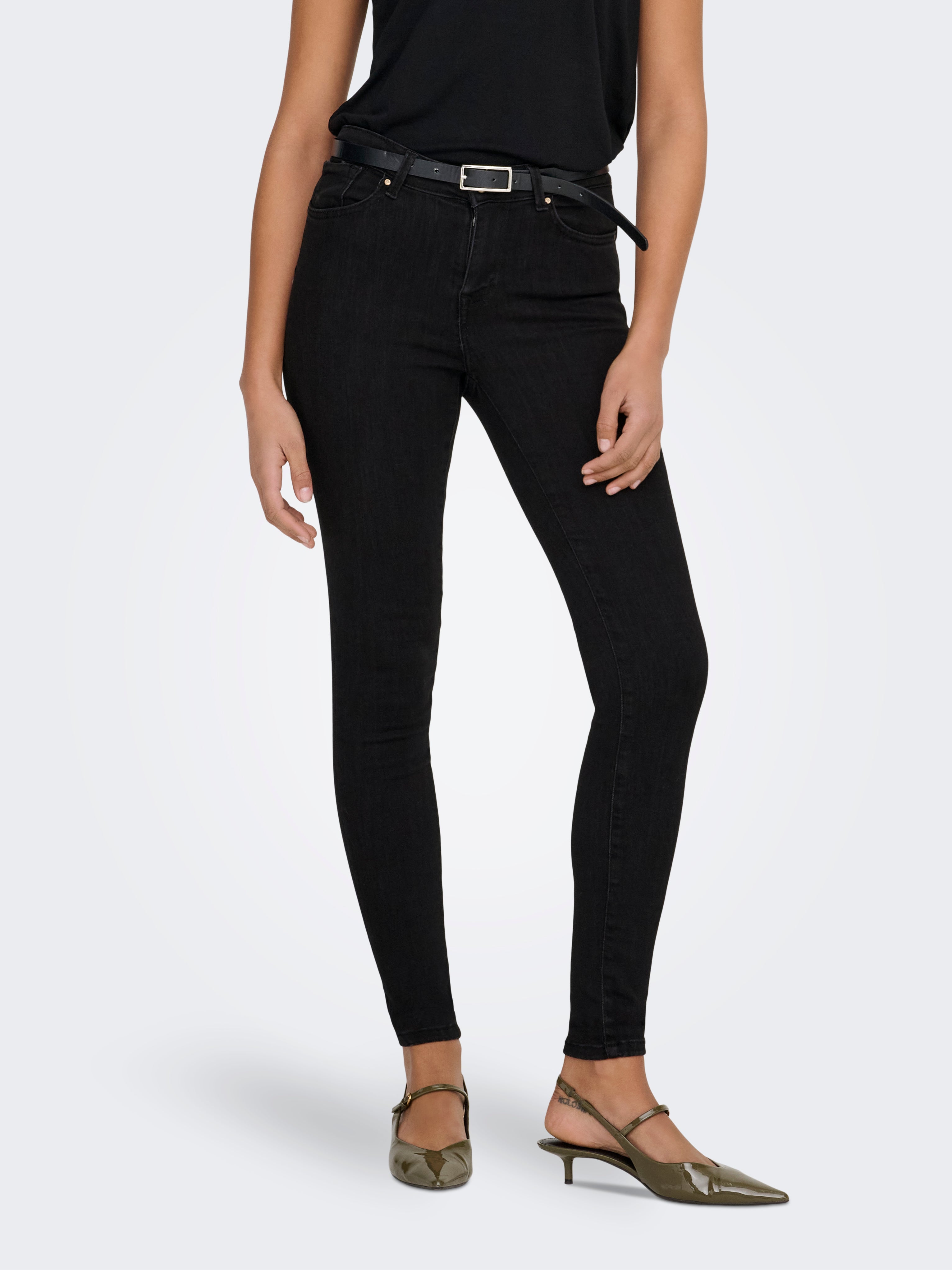 Jeans Skinny ONLY – Vita Media, Modello ONLPOWER, Look Aderente E Comodo Per Tutti I Giorni