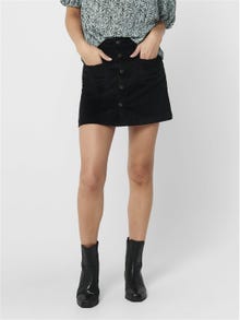ONLY High waist Short skirt -Black - 15182080