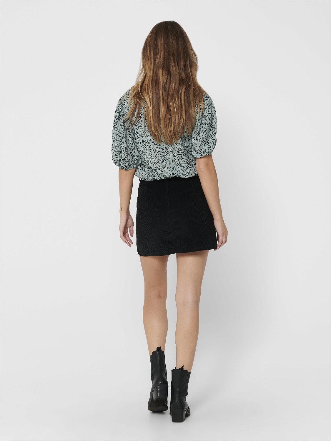 ONLY mini Corduroy Skirt -Black - 15182080