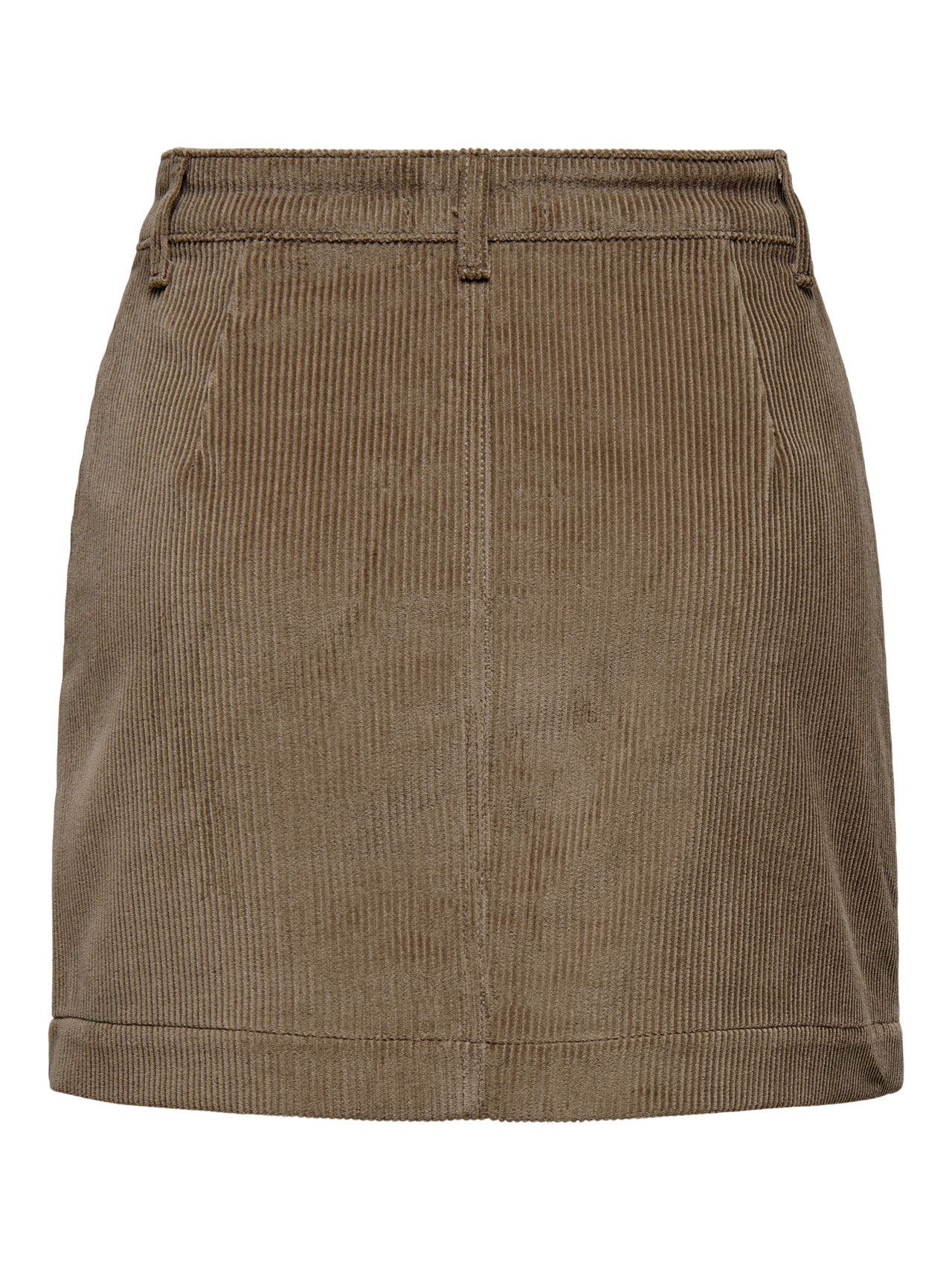 High waist Korte rok | Midden Bruin | ONLY®