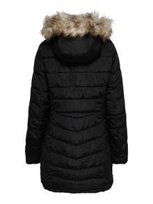 ONLY Long Quilted jacket -Black - 15183994