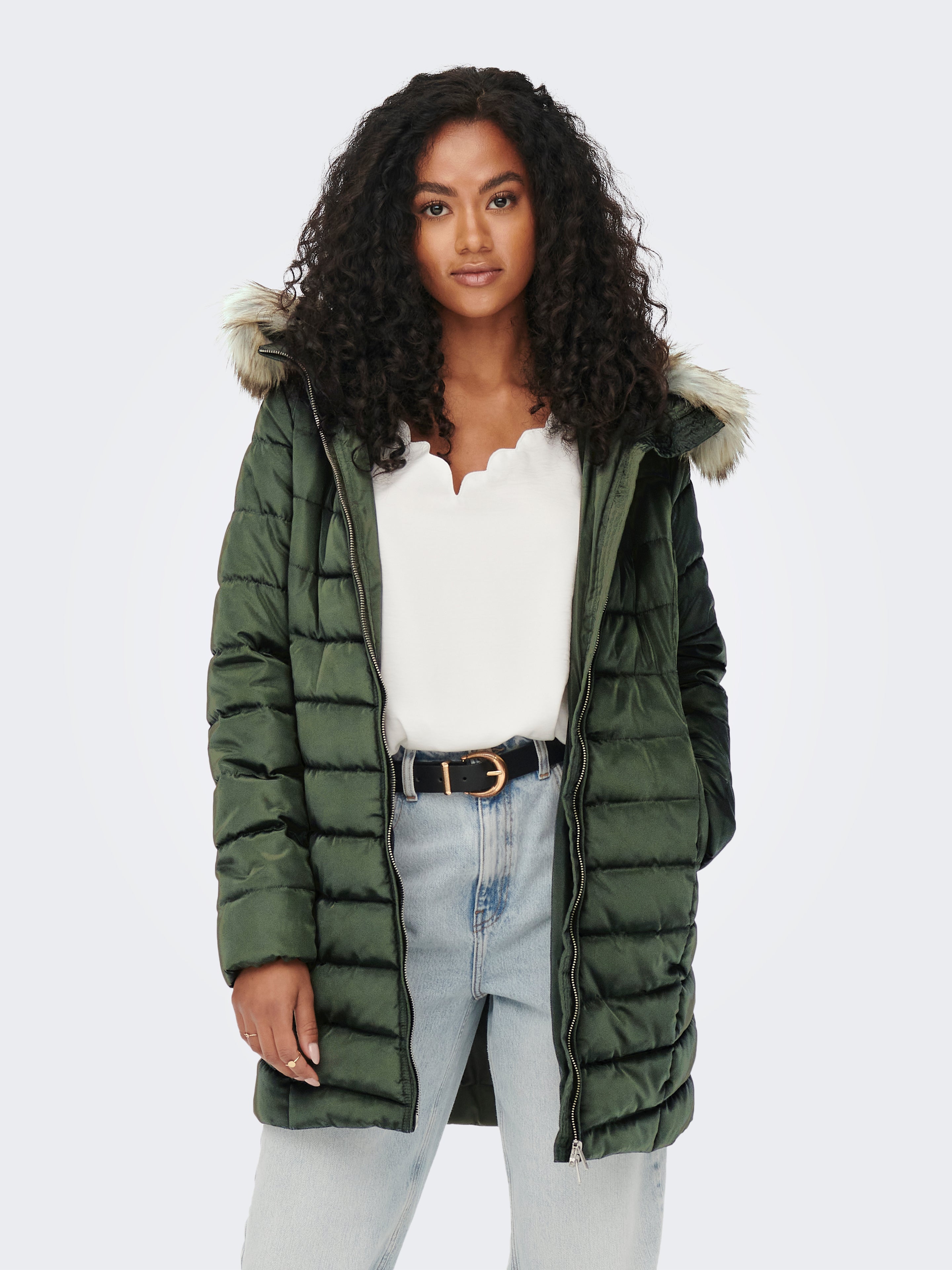 Veste only verte sale