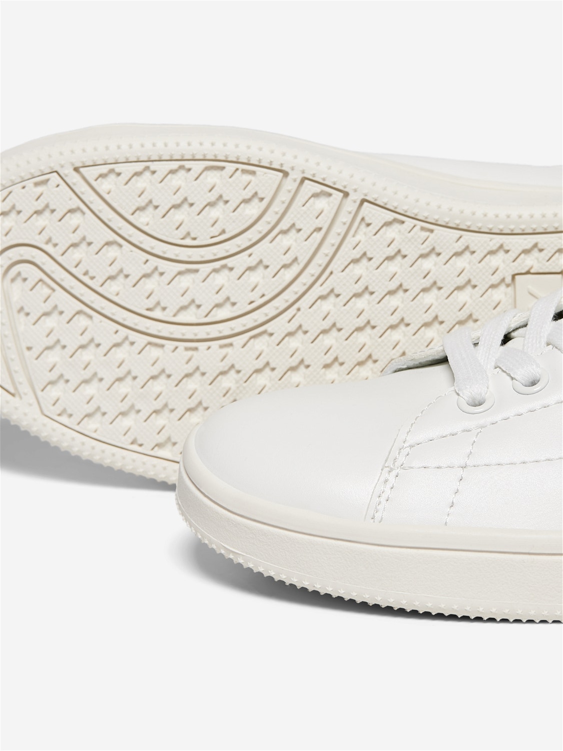 ONLY Imiterede læder Sneakers -White - 15184294