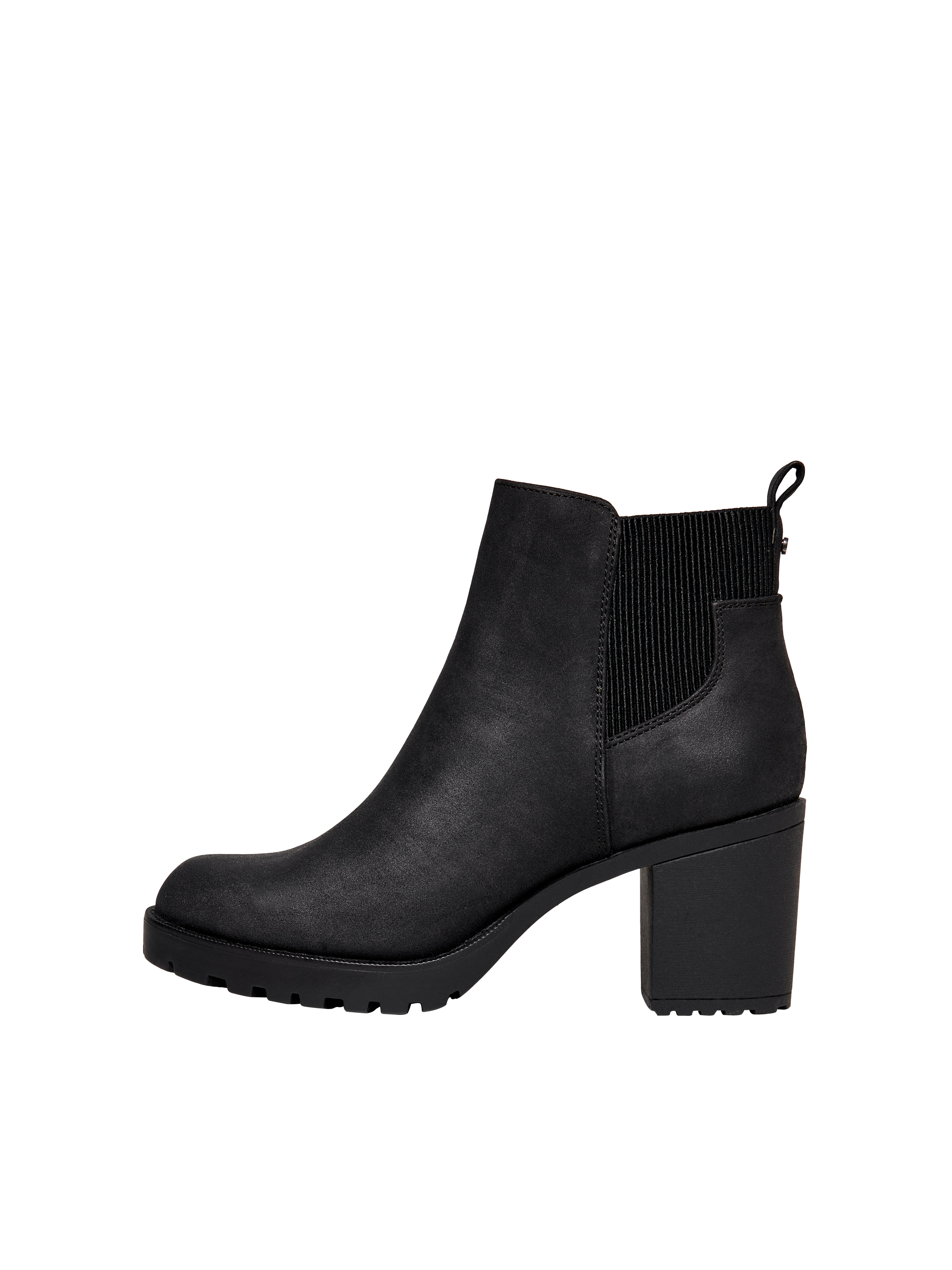 Black almond shop toe booties