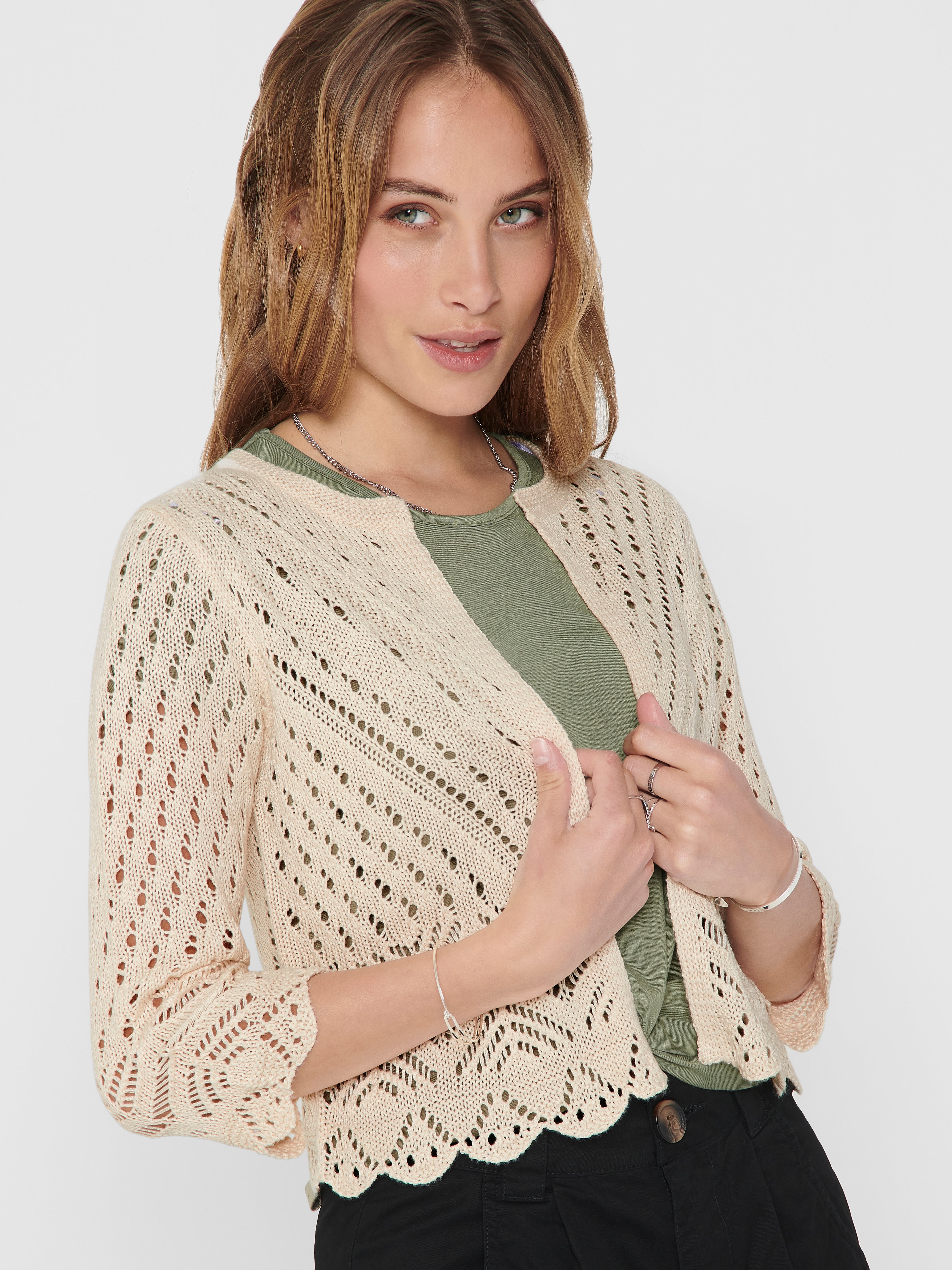JDYSUN Knitted cardigan | Off White | ONLY®