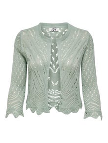 ONLY V-kaelus Kootud kardigan -Jadeite - 15184486