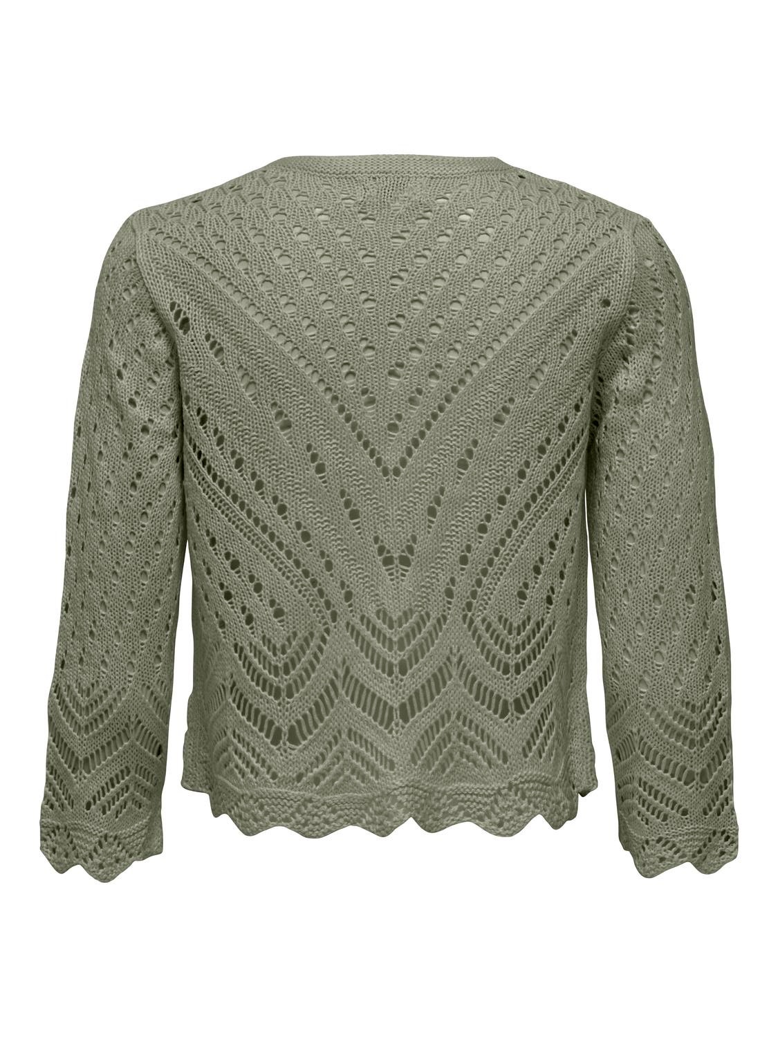 ONLY Cropped Cardigan -Deep Lichen Green - 15184486