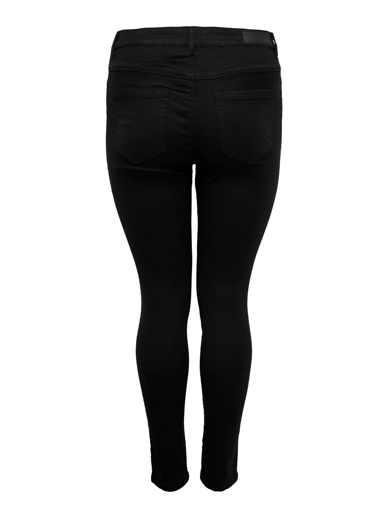 ONLY Skinny Fit Hohe Taille Jeans -Black - 15184632