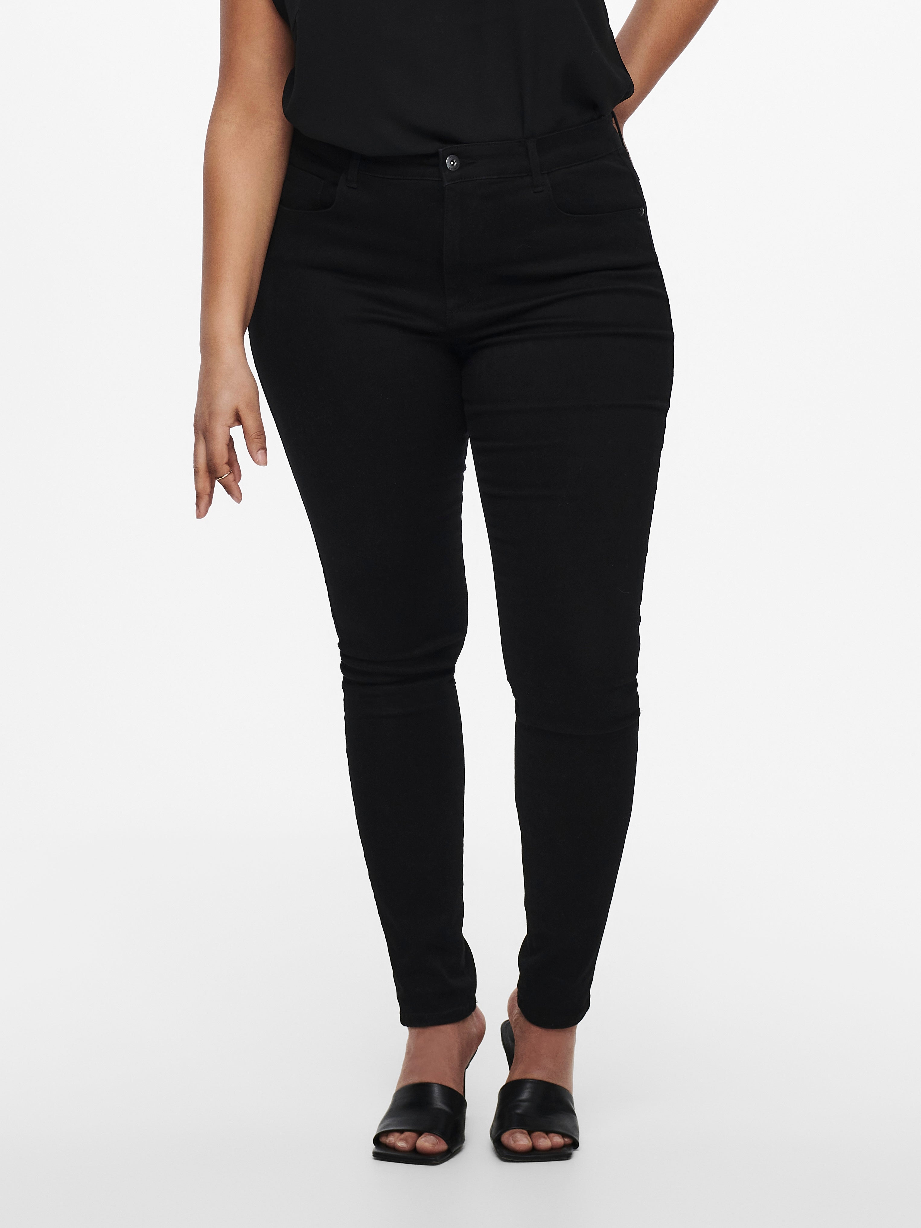 Thumbnail - Caraugusta Hohe Taille Skinny Fit Jeans