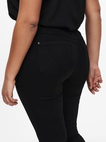 ONLY Curvy caraugusta hw Skinny fit jeans -Black - 15184632