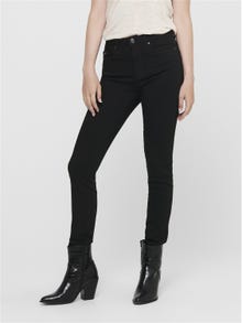 ONLY ONLFGosh HW Skinny Fit Jeans -Black Denim - 15184928