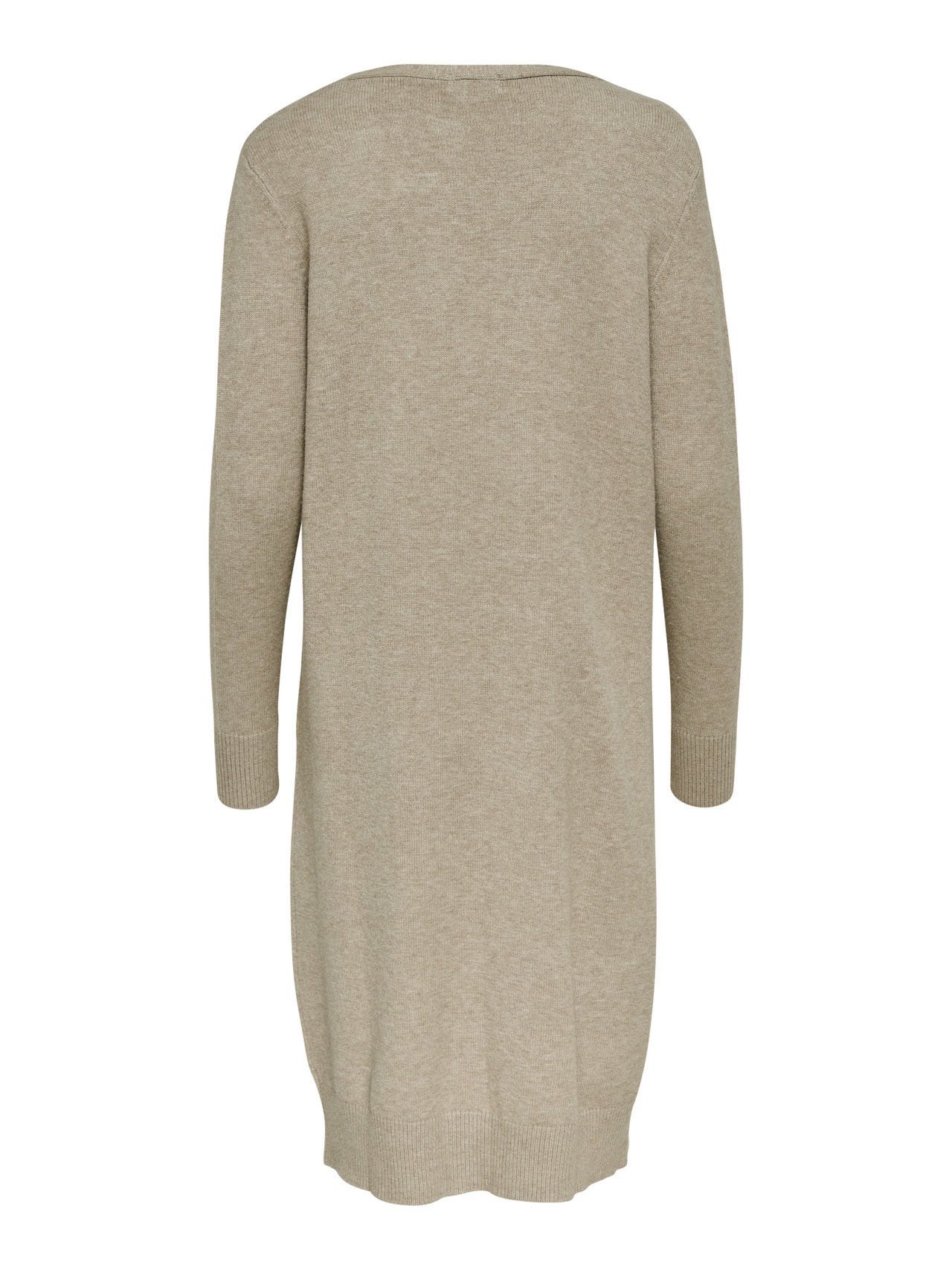 ONLY V-kaelus Kootud kardigan -Beige - 15184979