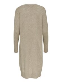 ONLY V-kaelus Kootud kardigan -Beige - 15184979