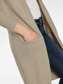 ONLY V-kaelus Kootud kardigan -Beige - 15184979