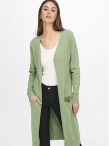 ONLY Long Knitted Cardigan -Basil - 15184979