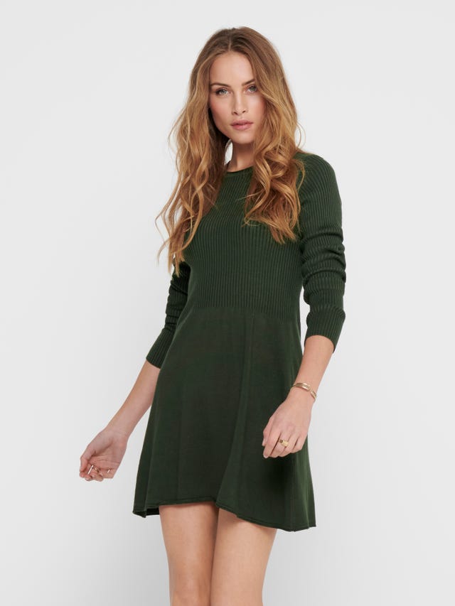 ONLY Long sleeved Knitted Dress - 15185761