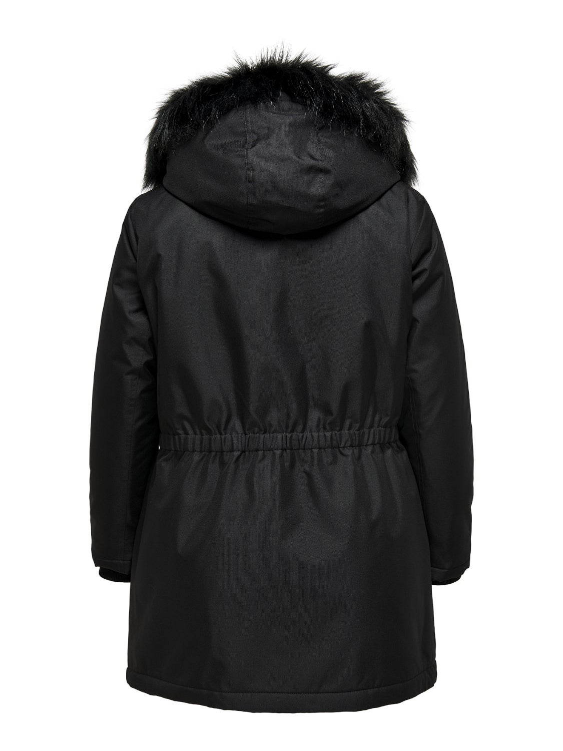 River island black deals parka white fur