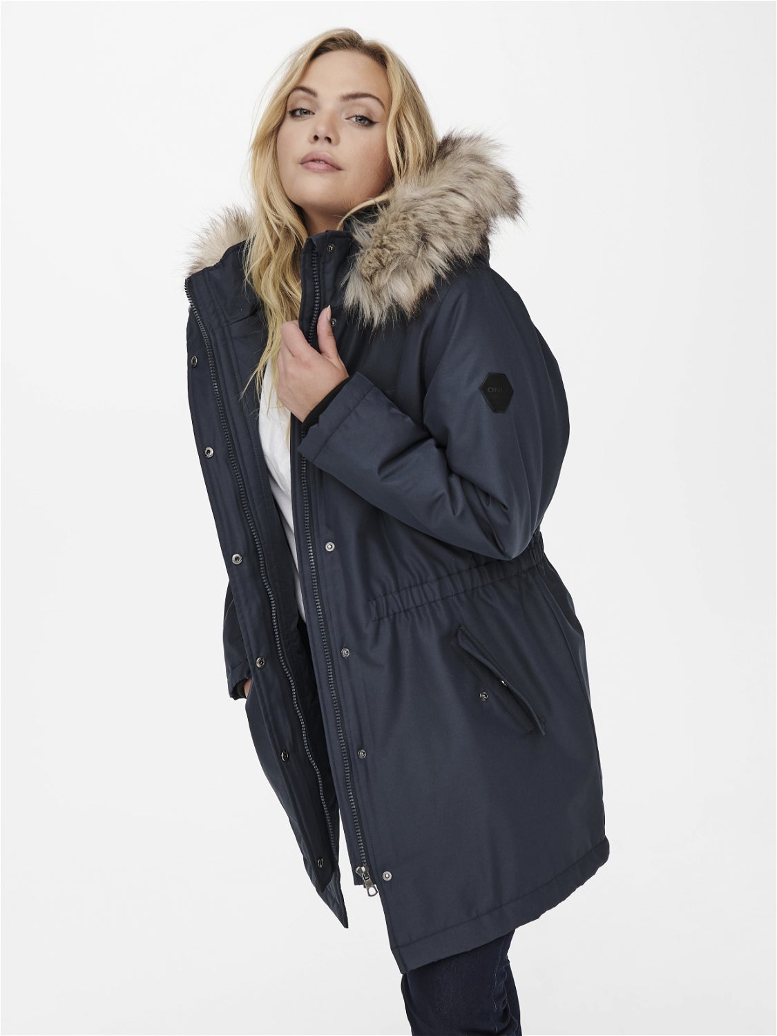 Parka avec capuche fourrure hot sale