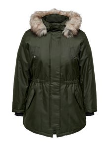 ONLY Curvy jacket with hood -Rosin - 15185999