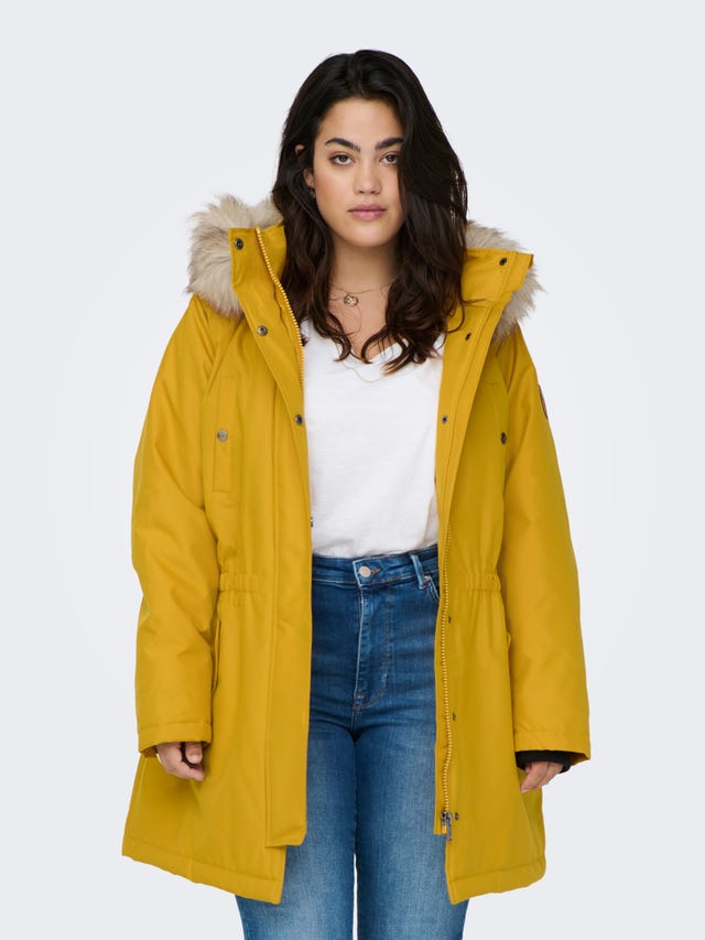 ONLY Curvy jacket with hood  - 15185999