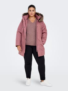 ONLY Curvy Parka -Rose Brown - 15185999
