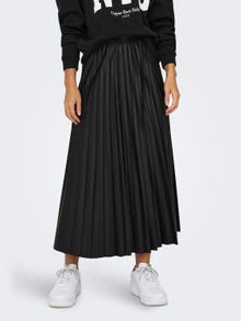 ONLY Maxi coated skirt -Black - 15186268